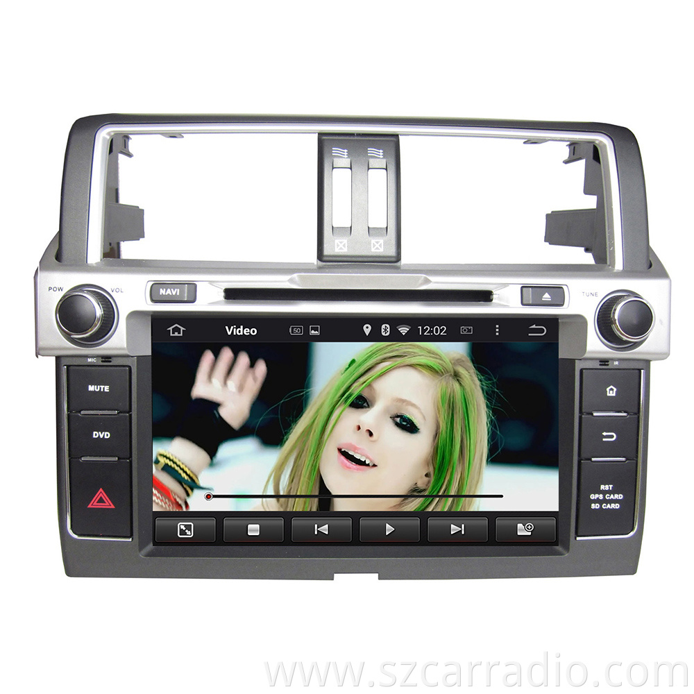 Toyota Pardo 2014 car DVD player 